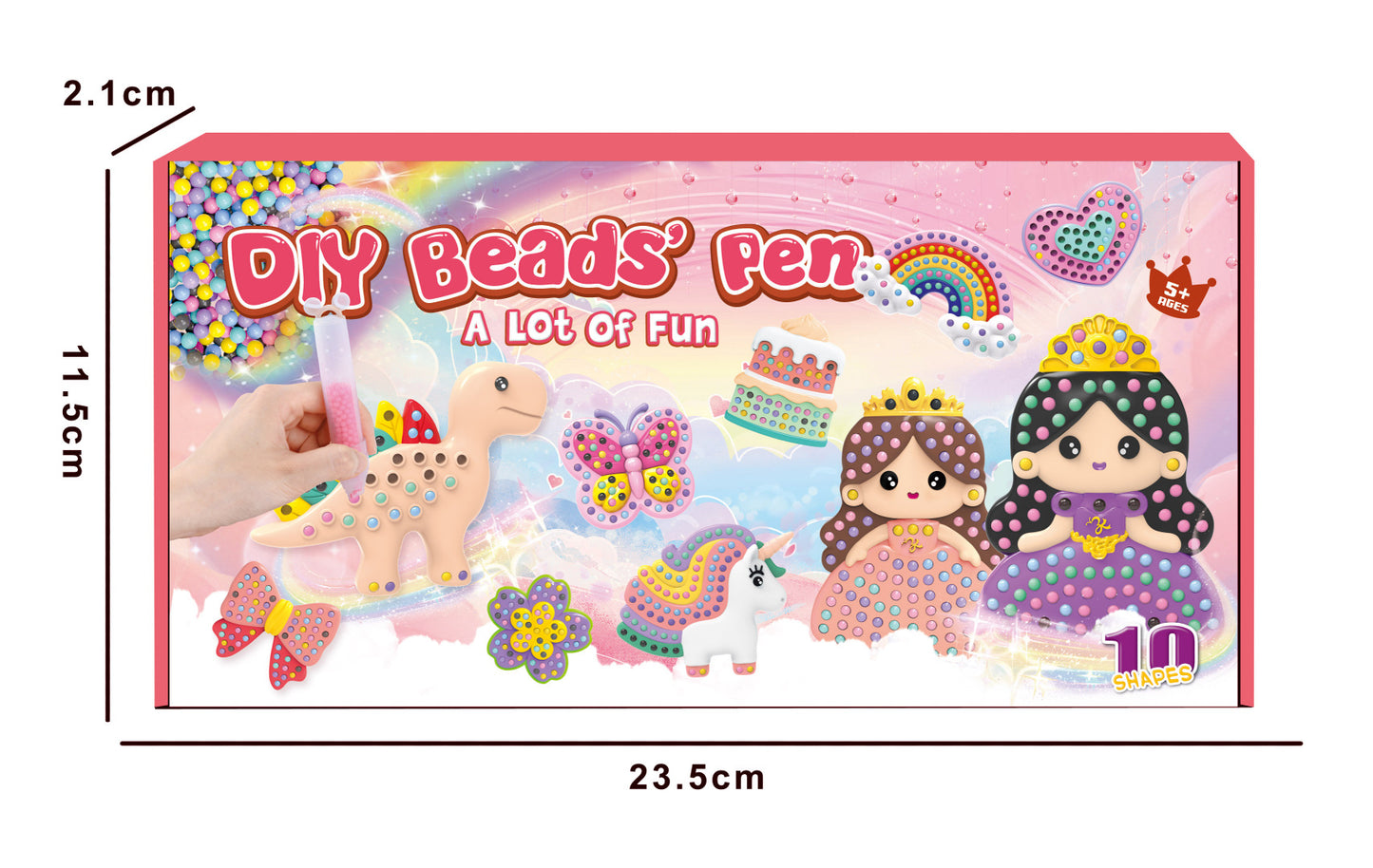 Fortryllende perlemaleri – DIY-sæt til børn