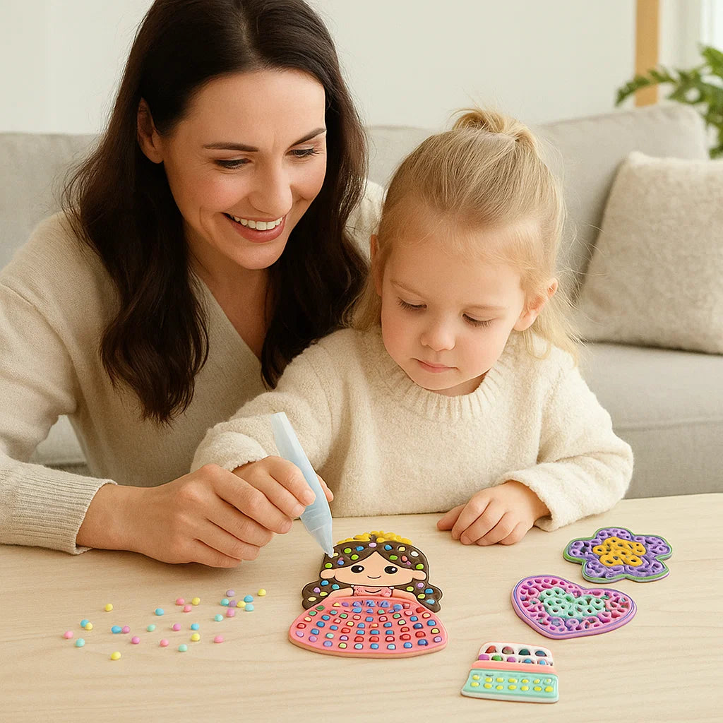 Fortryllende perlemaleri – DIY-sæt til børn