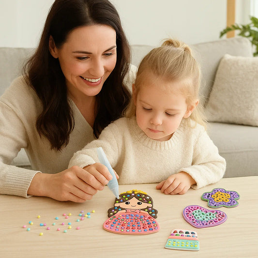 Fortryllende perlemaleri – DIY-sæt til børn