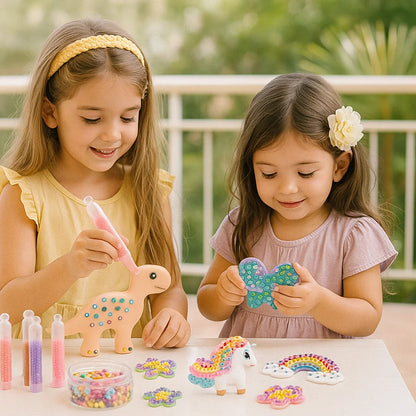 Fortryllende perlemaleri – DIY-sæt til børn