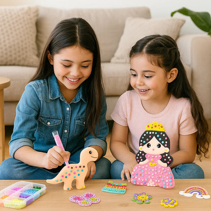 Fortryllende perlemaleri – DIY-sæt til børn